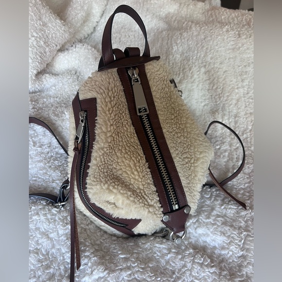 Rebecca Minkoff Julian Sherpa Backpack - Picture 2 of 11